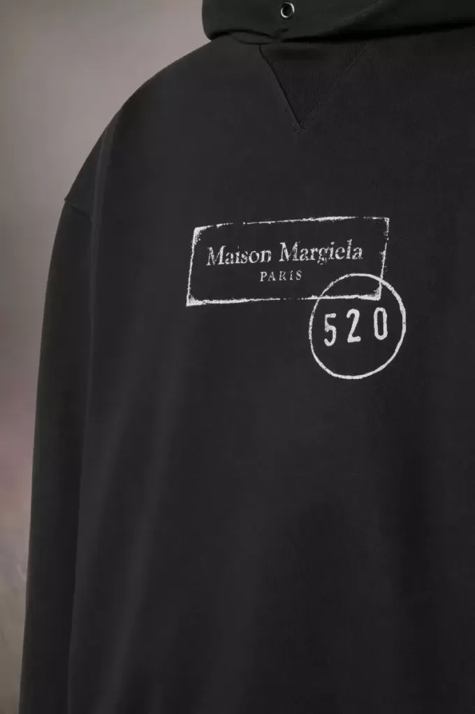 520 Stamp Print Hooded Sweatshirt 520 Stamp Print Hooded Sweatshirt