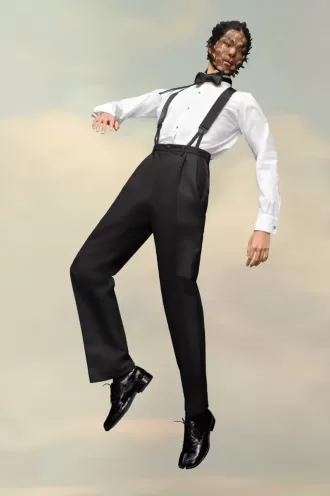 British mohair trousers