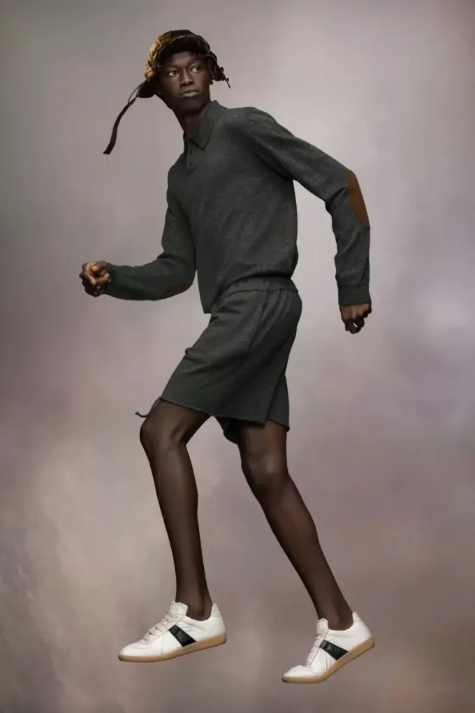 Cashmere knit shorts Cashmere knit shorts