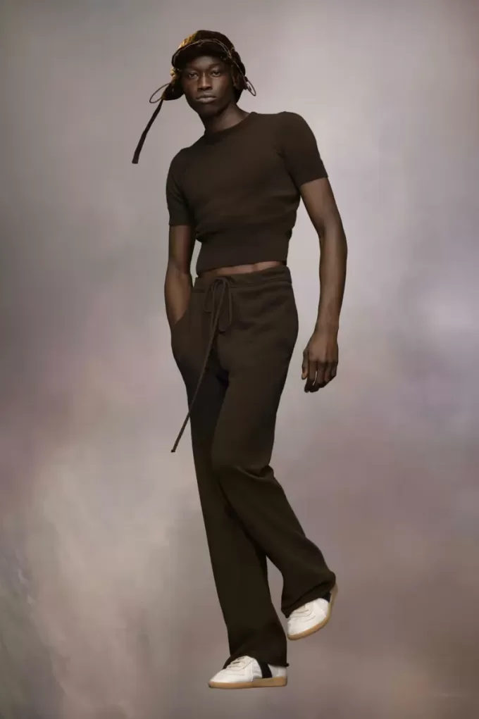 Cashmere knit trousers Cashmere knit trousers