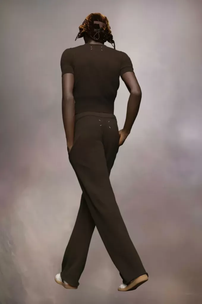 Cashmere knit trousers Cashmere knit trousers