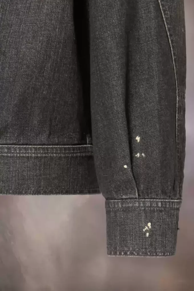 Distressed denim jacket Distressed denim jacket