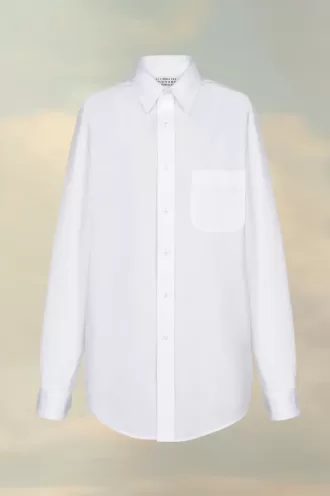 Eco cotton poplin shirt
