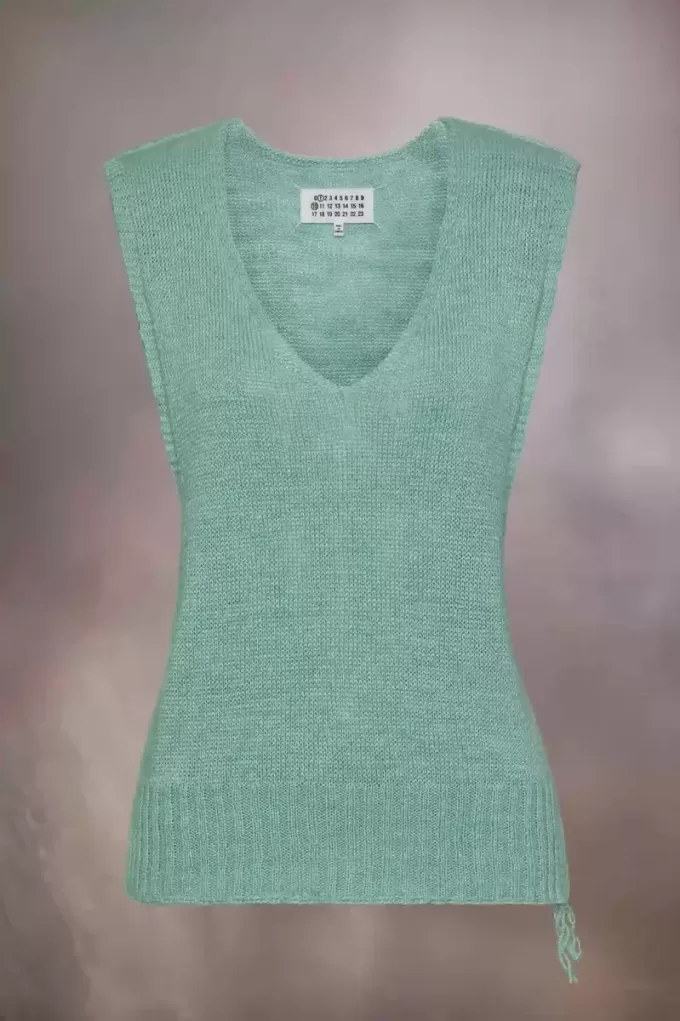 Gardening hemp knit vest