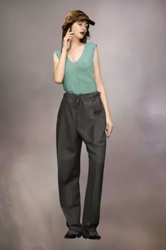 Gardening hemp knit vest