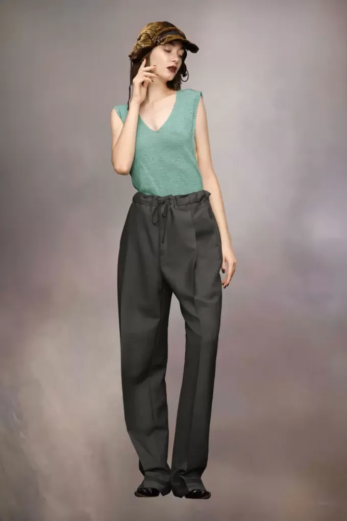 Gardening hemp knit vest