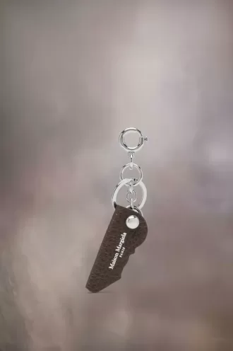 Logo leather keyring