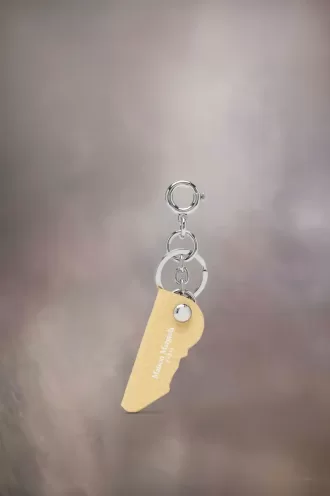 Logo leather keyring
