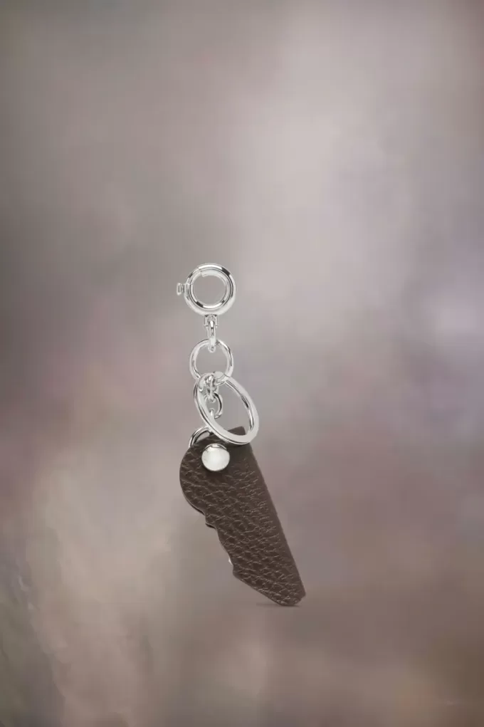 Logo leather keyring Logo leather keyring