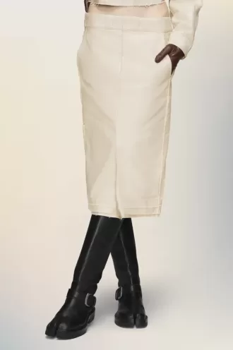 Maison Margiela Chino midi skirt