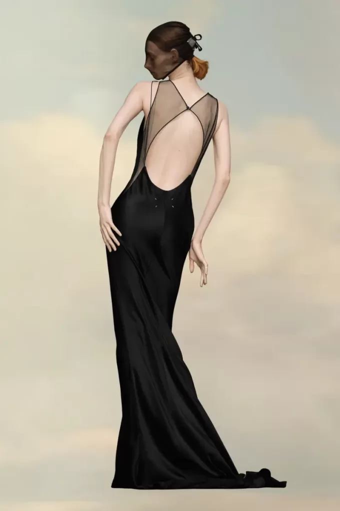 Maison Margiela Hammered Satin Gown Maison Margiela Hammered Satin Gown