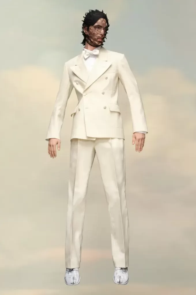 Maison Margiela Mohair Silk Blazer