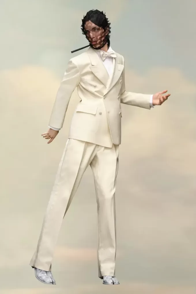 Maison Margiela Mohair Silk Blazer