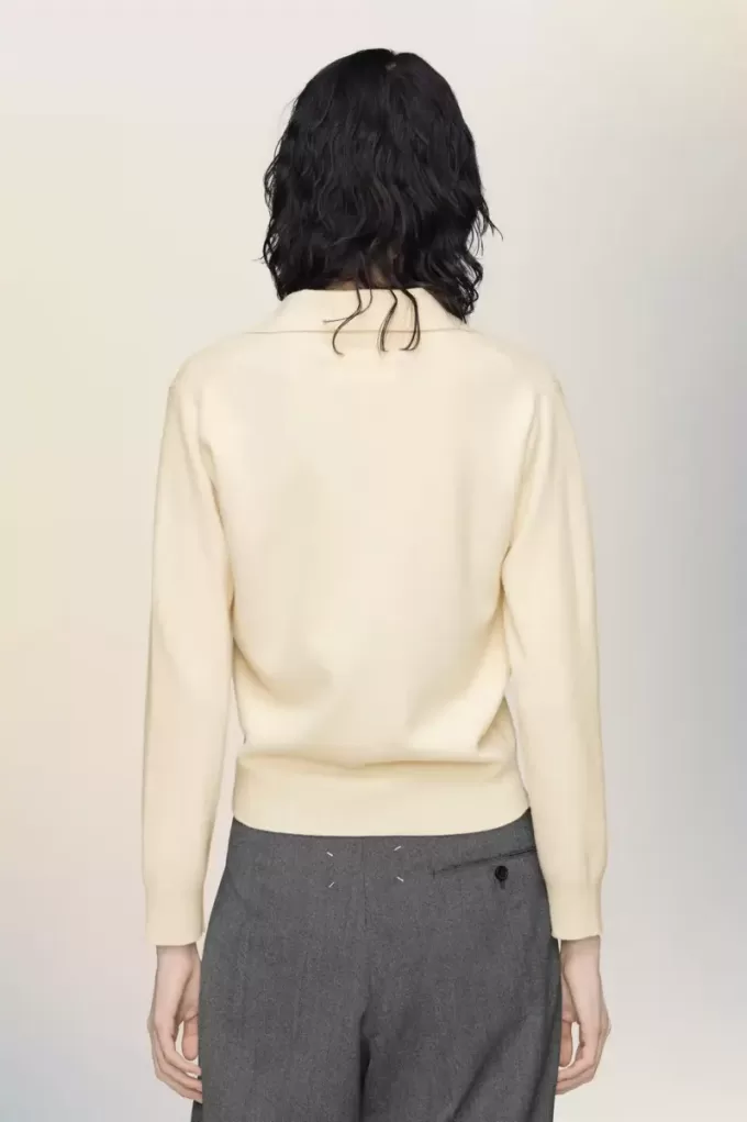 Maison Margiela Polo knit top
