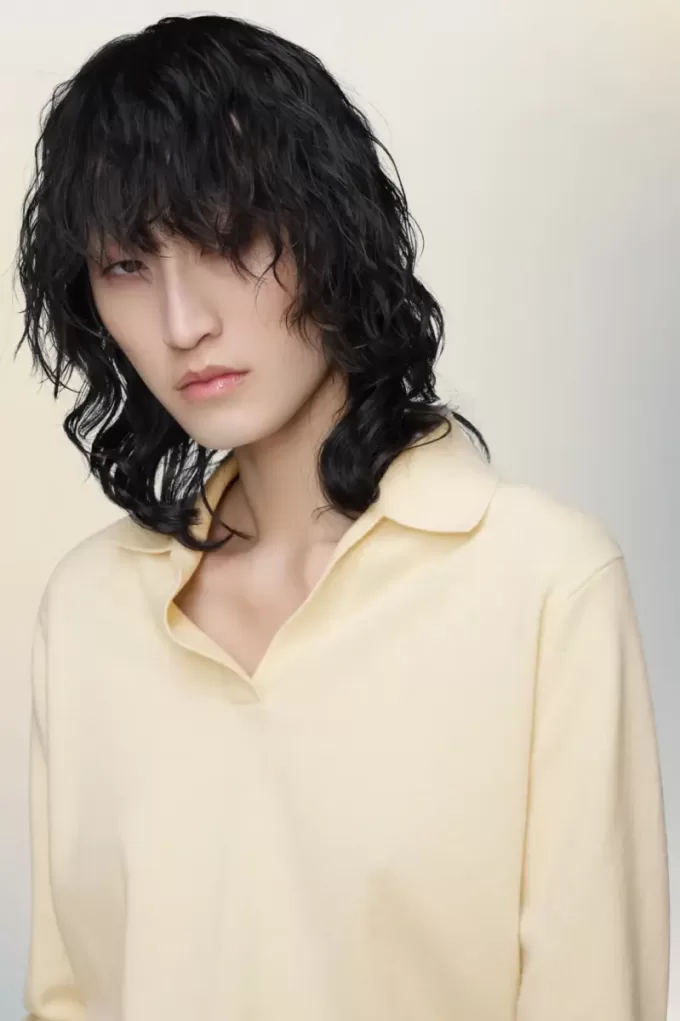 Maison Margiela Polo knit top