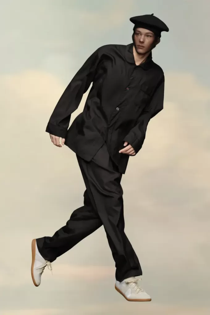 Maison Margiela Silk Poplin Shirt Maison Margiela Silk Poplin Shirt