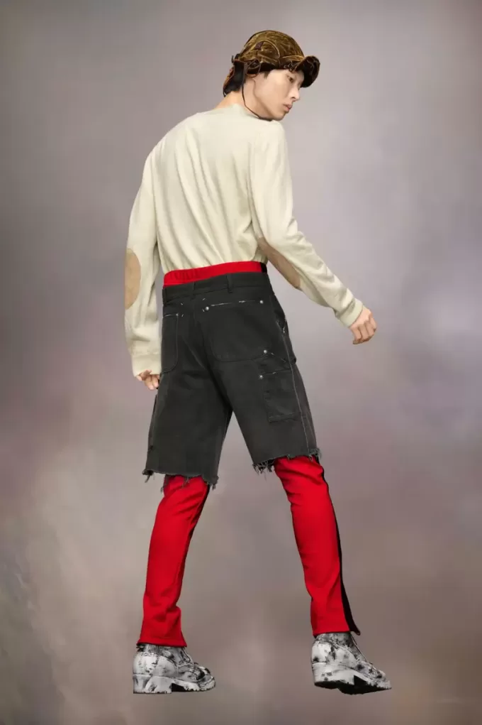 Maison Margiela Stud denim shorts Maison Margiela Stud denim shorts