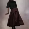 Maison Margiela Taffeta Midi Skirt Maison Margiela Taffeta Midi Skirt
