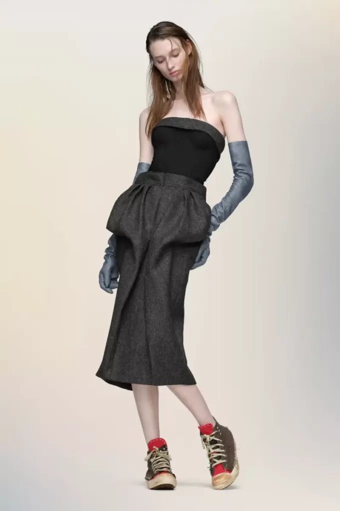 Maison Margiela Wool bustier dress Maison Margiela Wool bustier dress