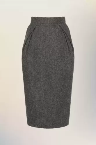 Maison Margiela Wool midi skirt