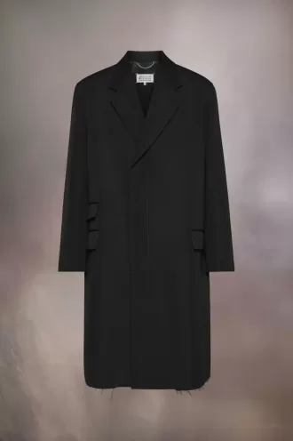 Maison Margiela Wool Silk Coat