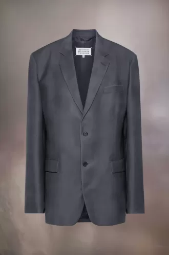 Mohair Wool Suit Jacket
