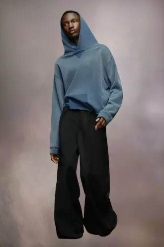 Organic cotton logo hoodie