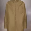 Padded Satin Cotton Shirt