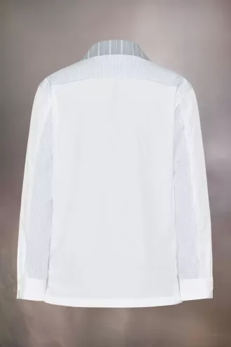 Patchwork pinstripe shirt Patchwork pinstripe shirt