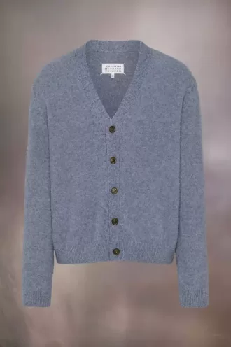 Pilling knitwear cardigan