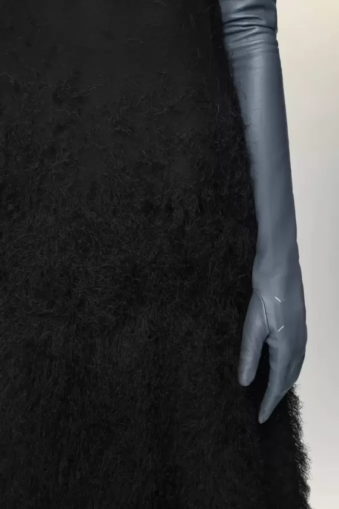 Retrograde silk knit dress