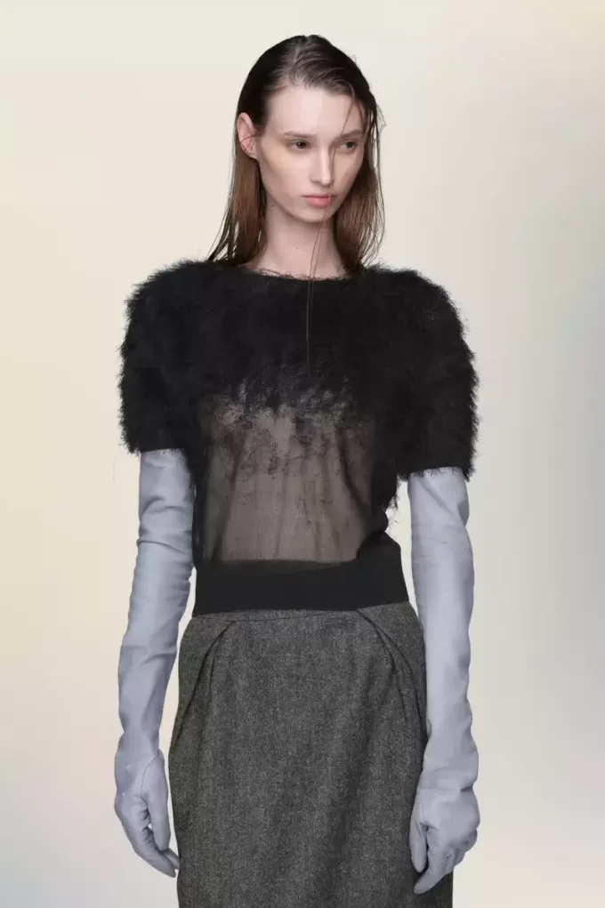 Retrograde silk knit top Retrograde silk knit top