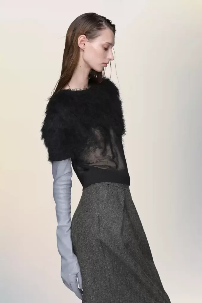 Retrograde silk knit top Retrograde silk knit top