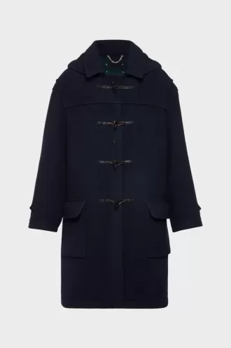 Reversible wool coat