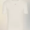 Ribbed cotton t-shirt