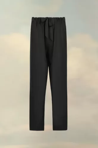 Silk Poplin Trousers Silk Poplin Trousers