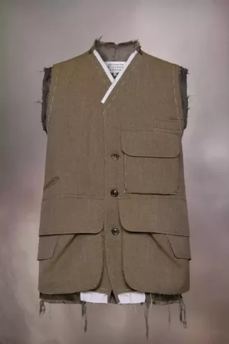 Sleeveless wool jacket Sleeveless wool jacket