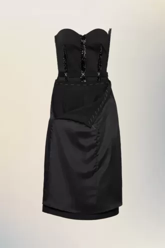 Strapless midi dress Strapless midi dress