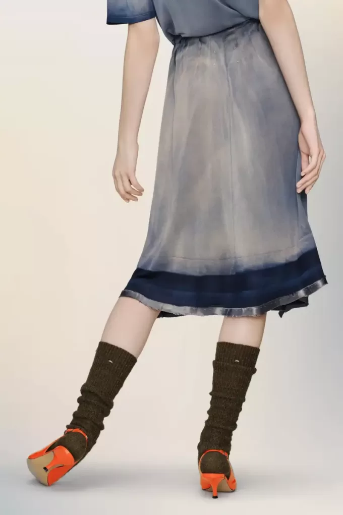 Sun-faded midi skirt Sun-faded midi skirt