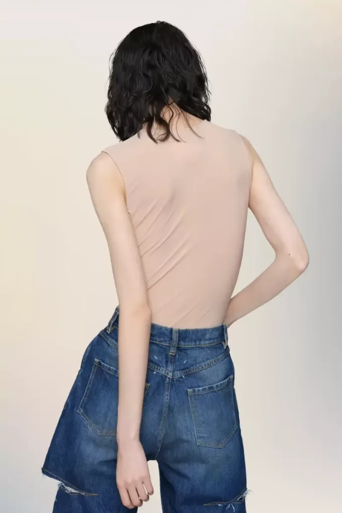 Technical jersey sleeveless bodysuit Technical jersey sleeveless bodysuit