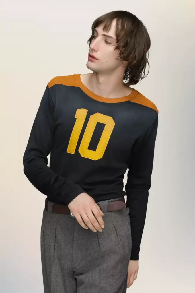 Varsity long-sleeved t-shirt